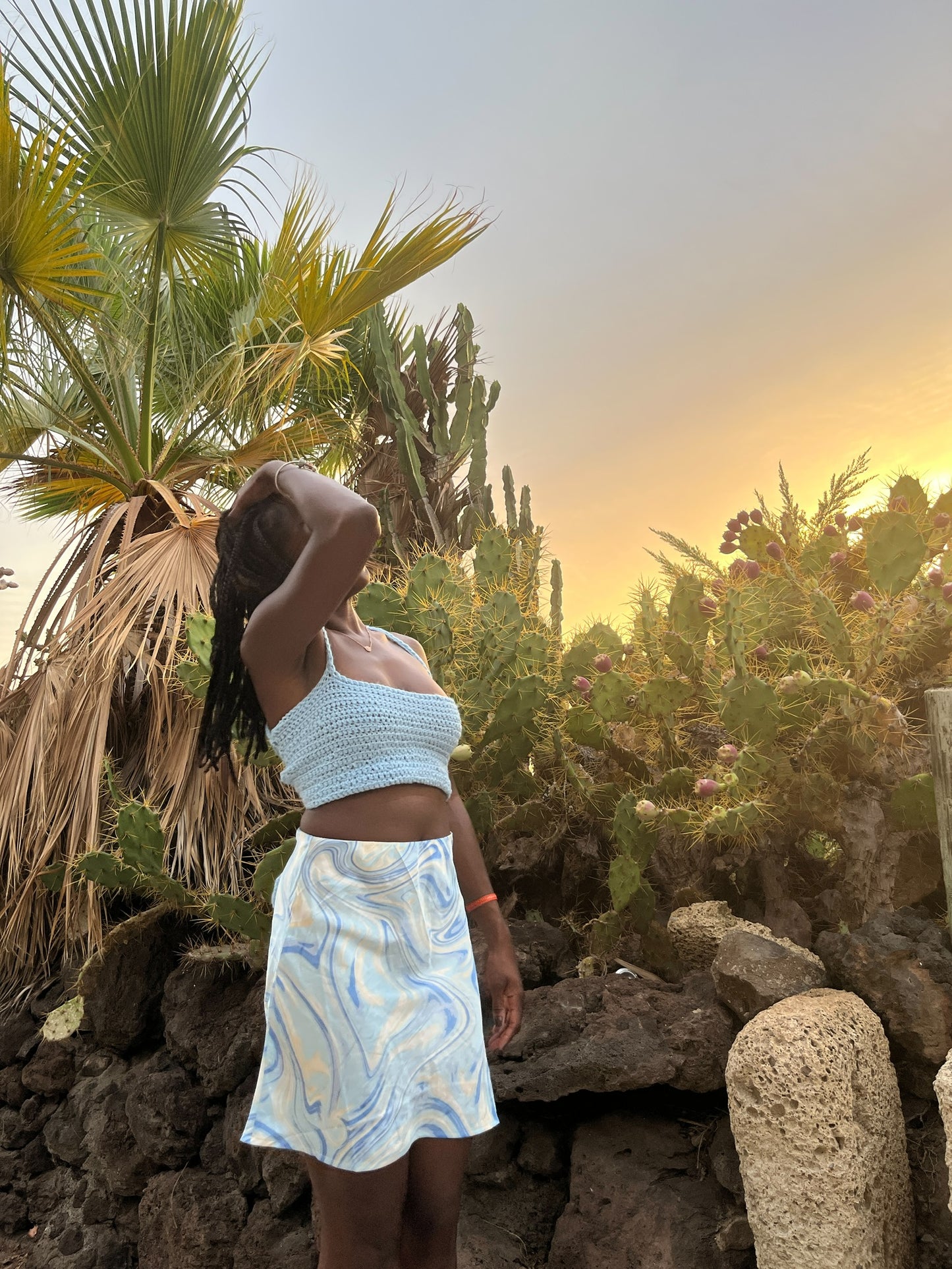 Summer Crochet Crop top Handmade