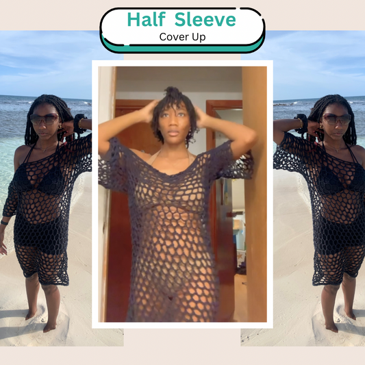 Half Sleeve Cover up Summer Dress