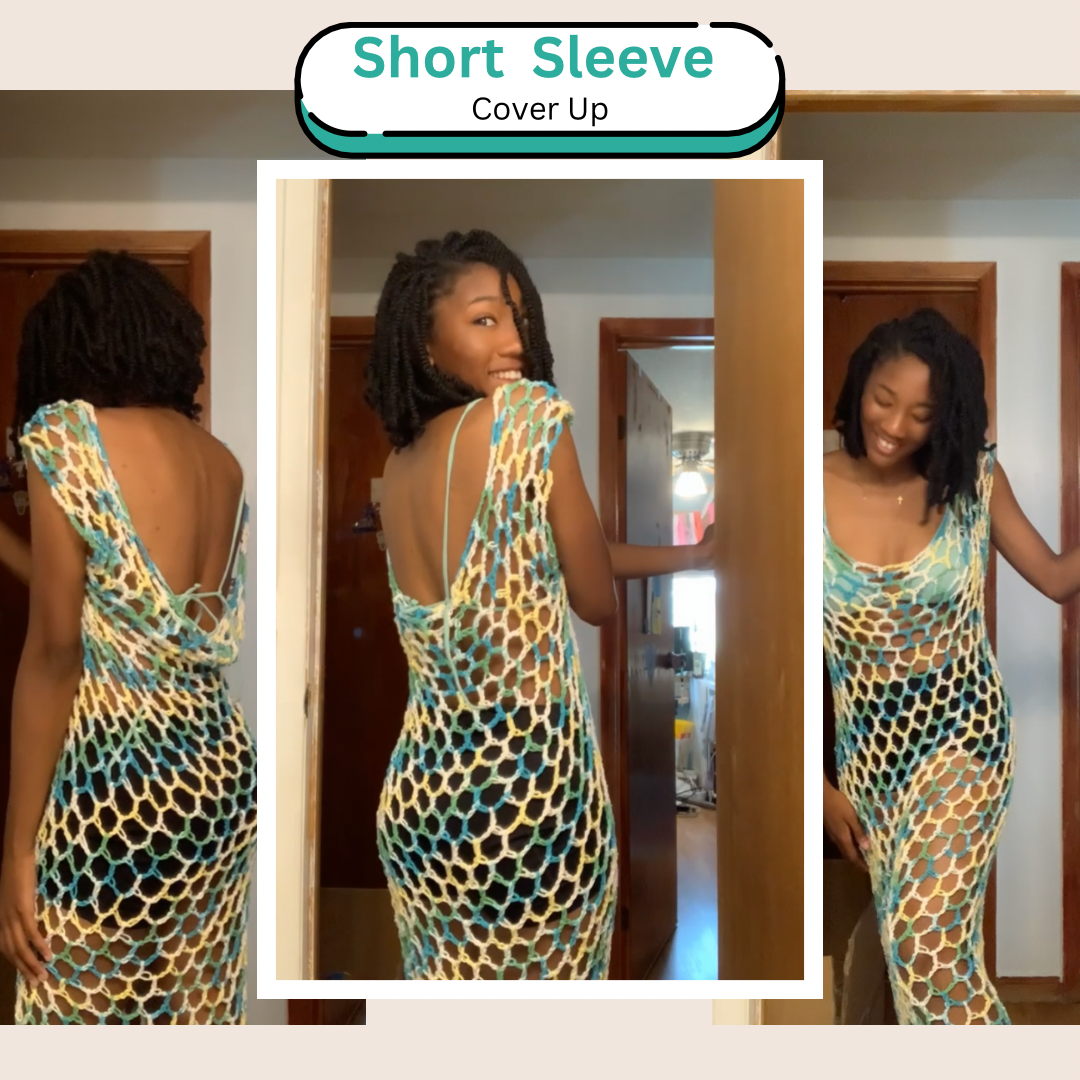 Short Sleeve Cover up Summer Dress